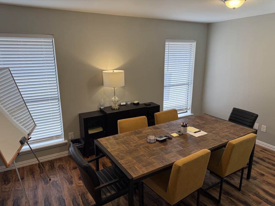 Second caucus room at the Eaker Law Firm Rockwall office
