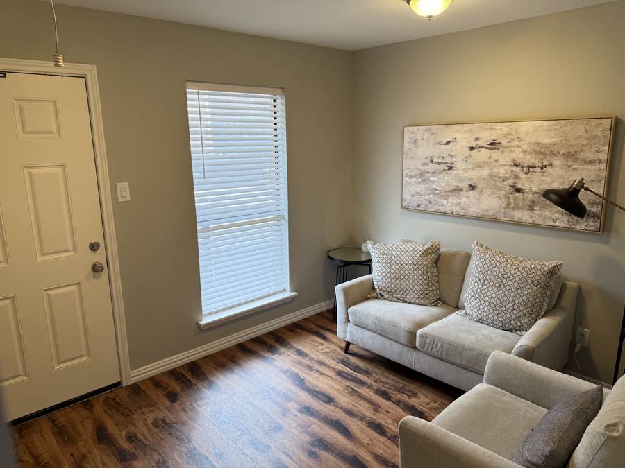 Reception area at the Eaker Law Firm Rockwall office
