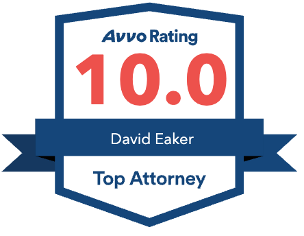 Avvo Rating 10.0 Superb, Top Attorney - David Eaker